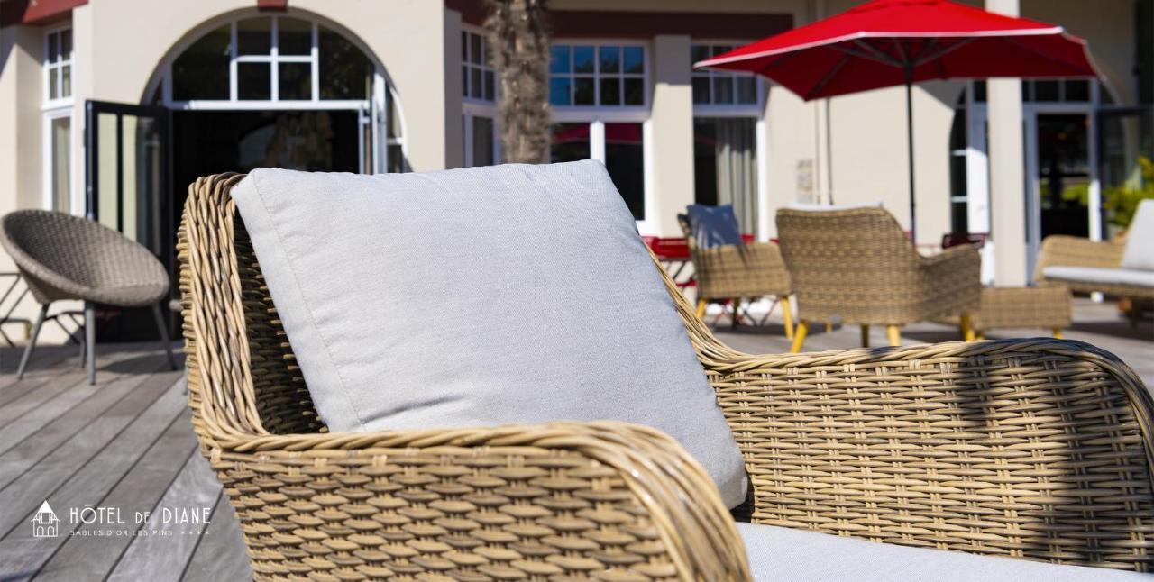 Hotel De Diane Sables-dʼOr-les-Pins Esterno foto