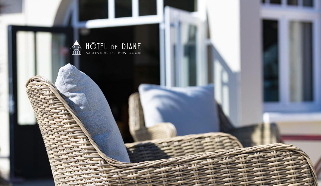 Hotel De Diane Sables-dʼOr-les-Pins Esterno foto