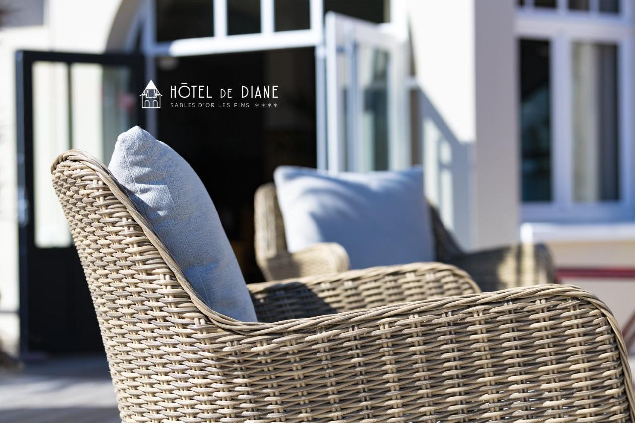 Hotel De Diane Sables-dʼOr-les-Pins Esterno foto