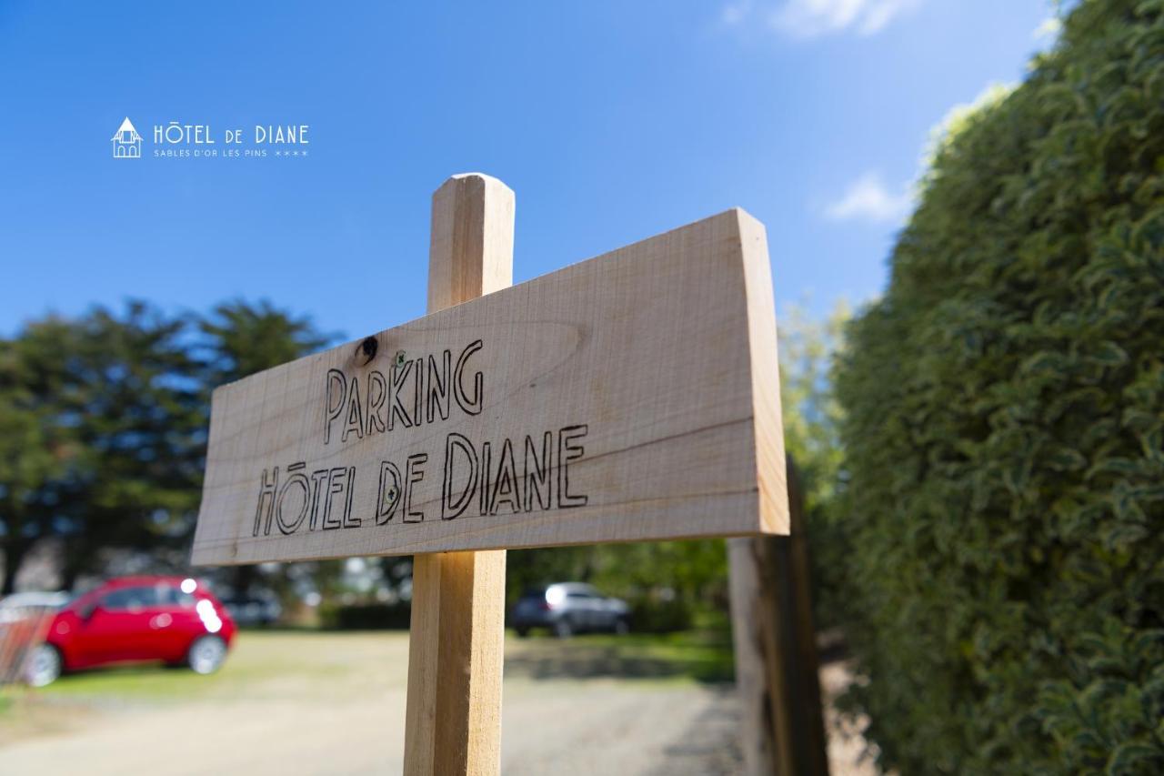 Hotel De Diane Sables-dʼOr-les-Pins Esterno foto