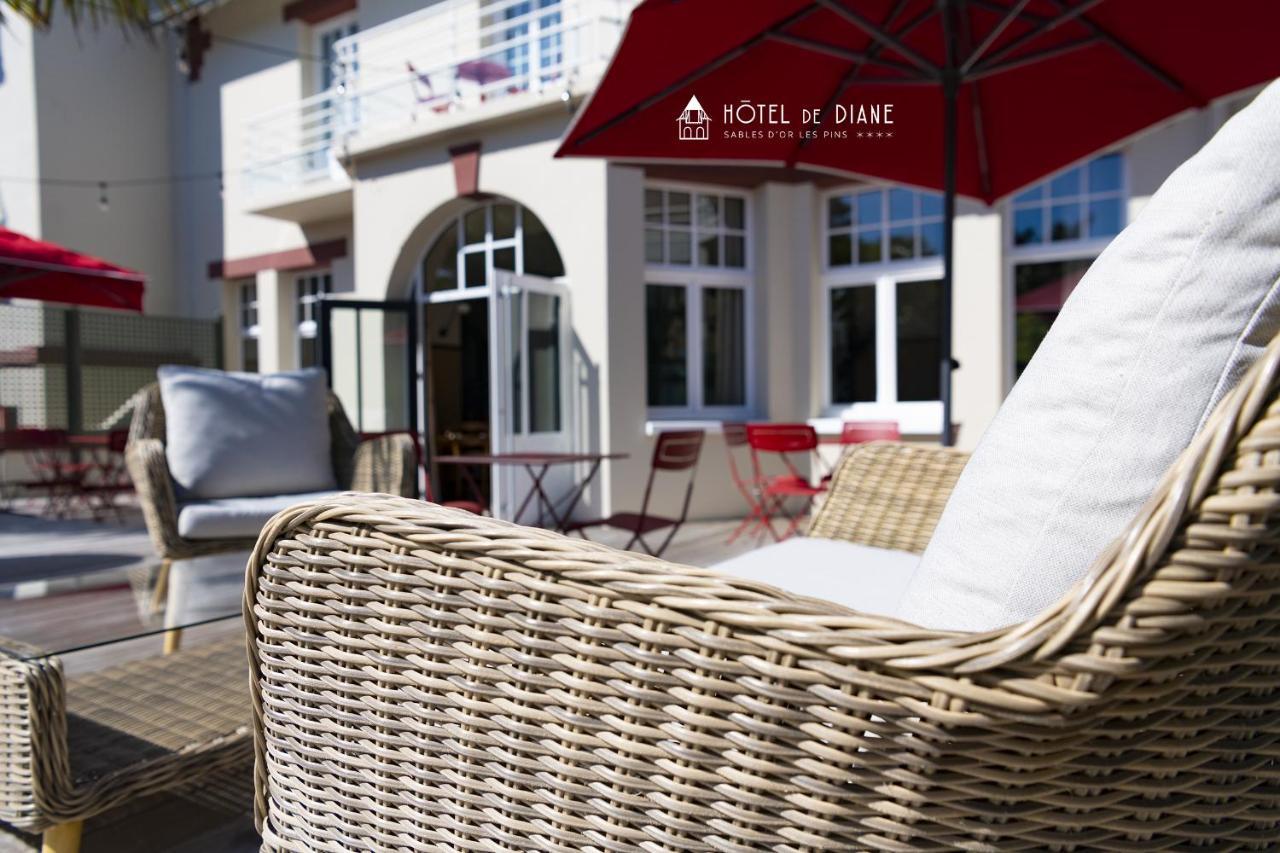 Hotel De Diane Sables-dʼOr-les-Pins Esterno foto