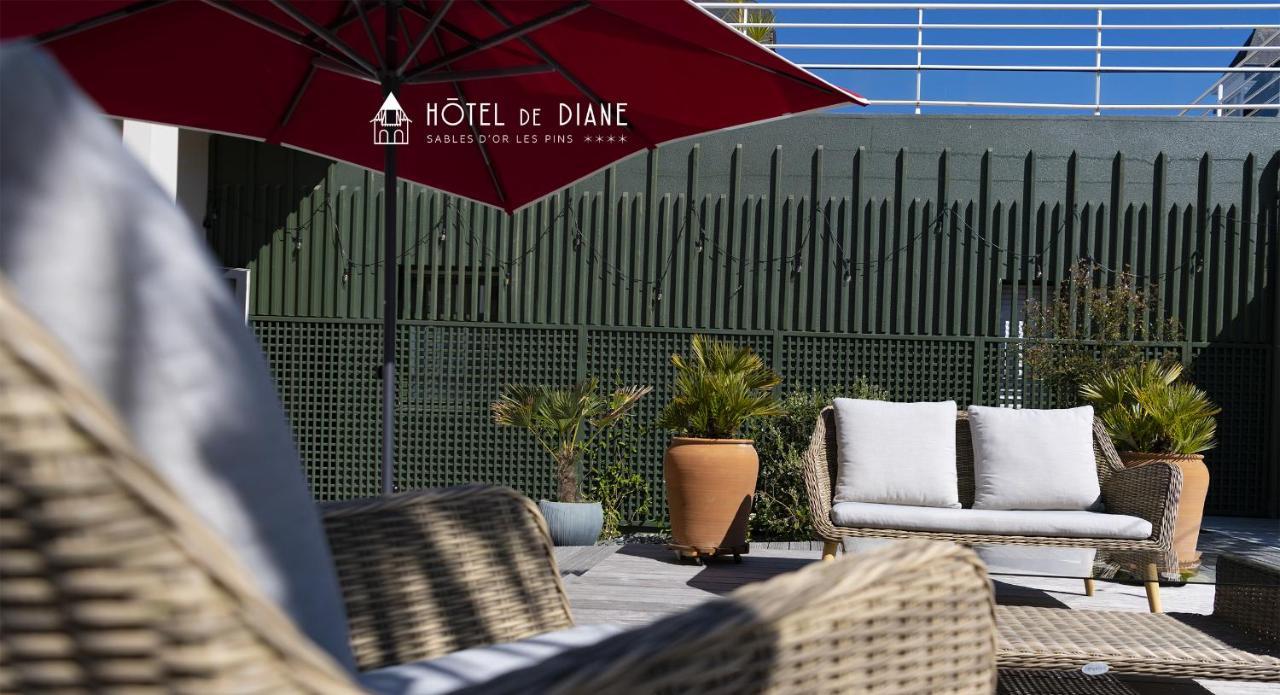 Hotel De Diane Sables-dʼOr-les-Pins Esterno foto