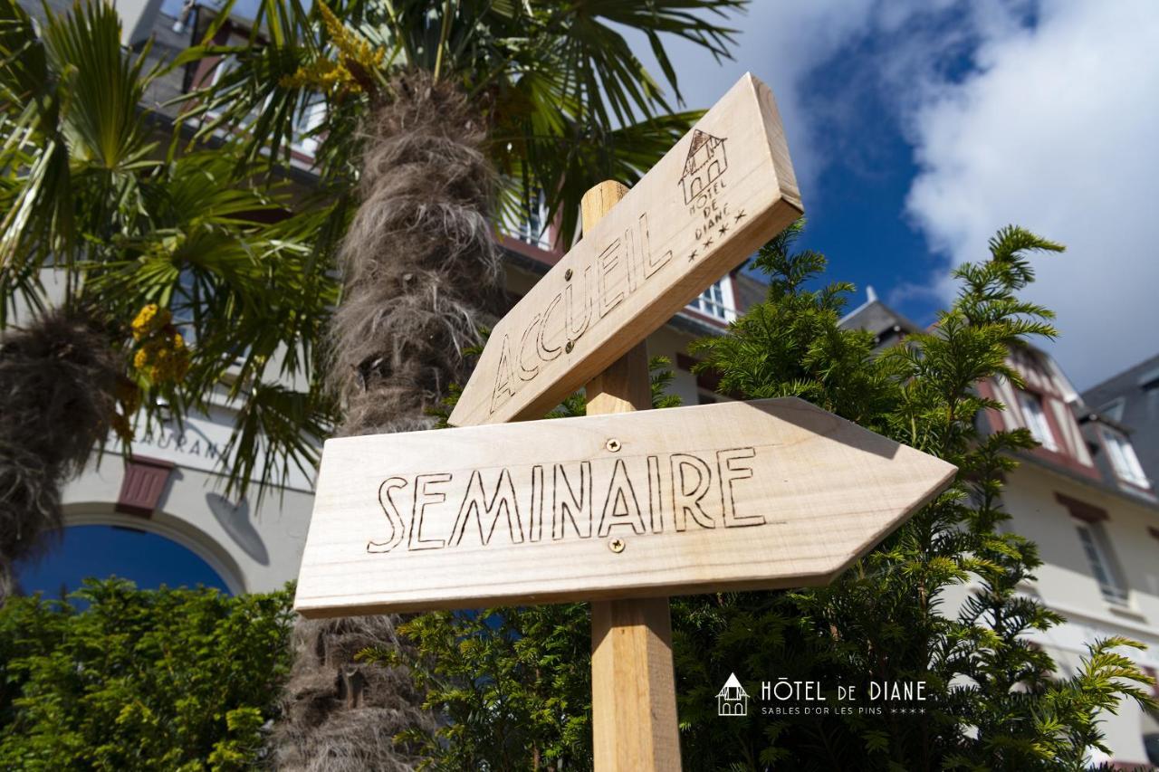 Hotel De Diane Sables-dʼOr-les-Pins Esterno foto